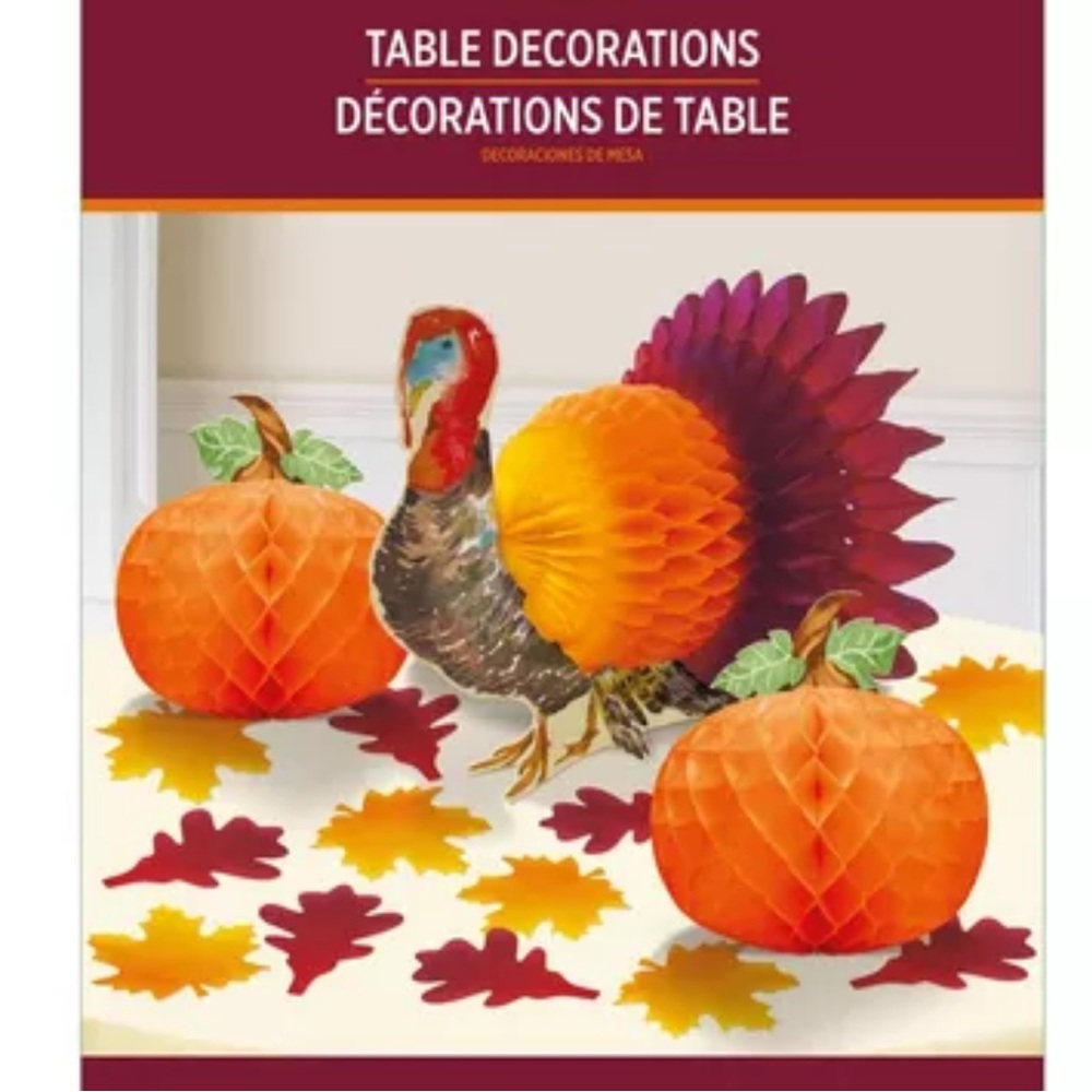Turkey Table Decor, 24 inches, NWT, Set your Table with this Turkey
